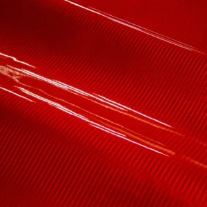 Sintético Fibra de Carbono Vermelho