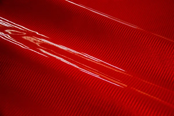 Sintético Fibra de Carbono Vermelho
