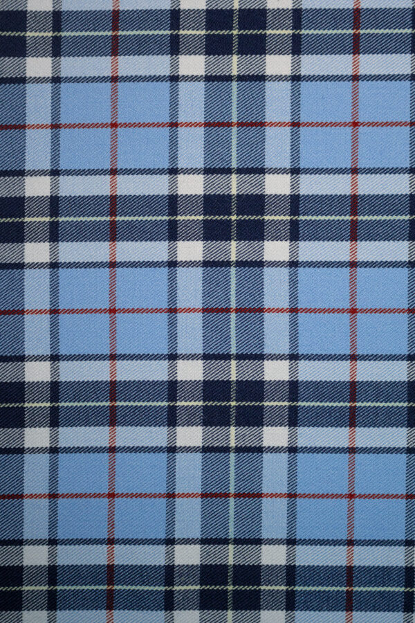Porsche Tartan Plaid Gulf Blue